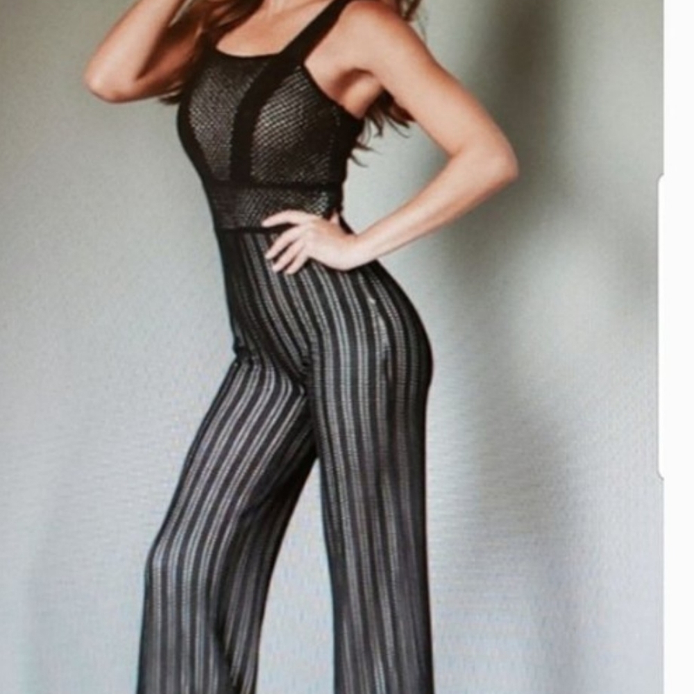 NWOT Crochet Jumpsuit by Venus - Picture 2 of 4